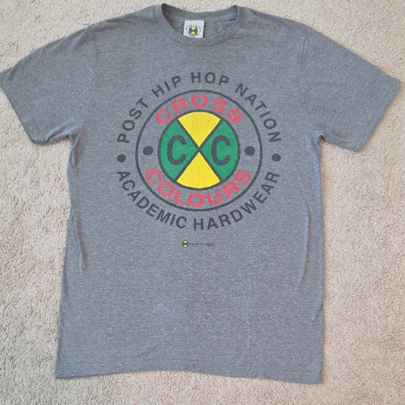 Gray Cross Colours Graphic T-Shirt